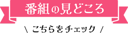 番組の見どころ こちらをチェック