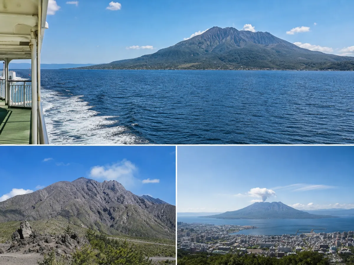 桜島フェリー・湯之平展望所