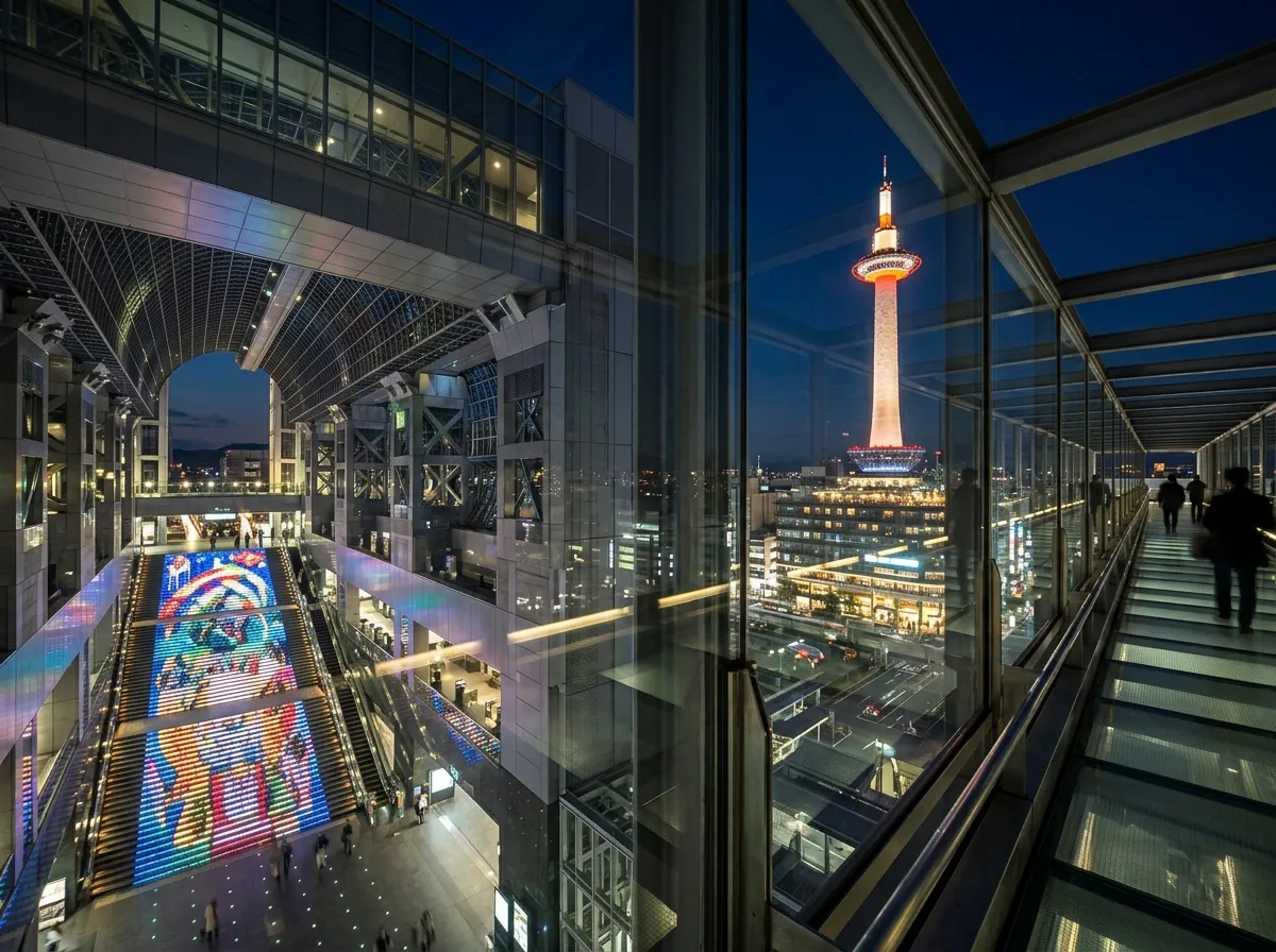 京都駅ビル空中径路