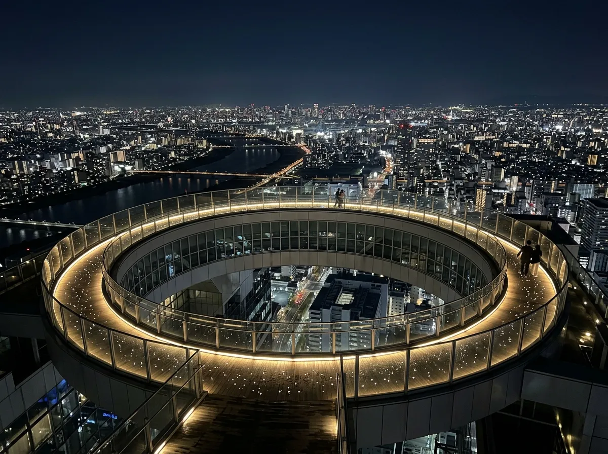 梅田スカイビル空中庭園展望台