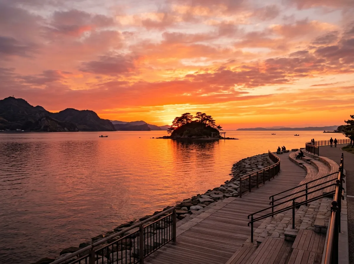 宍道湖夕日スポット
