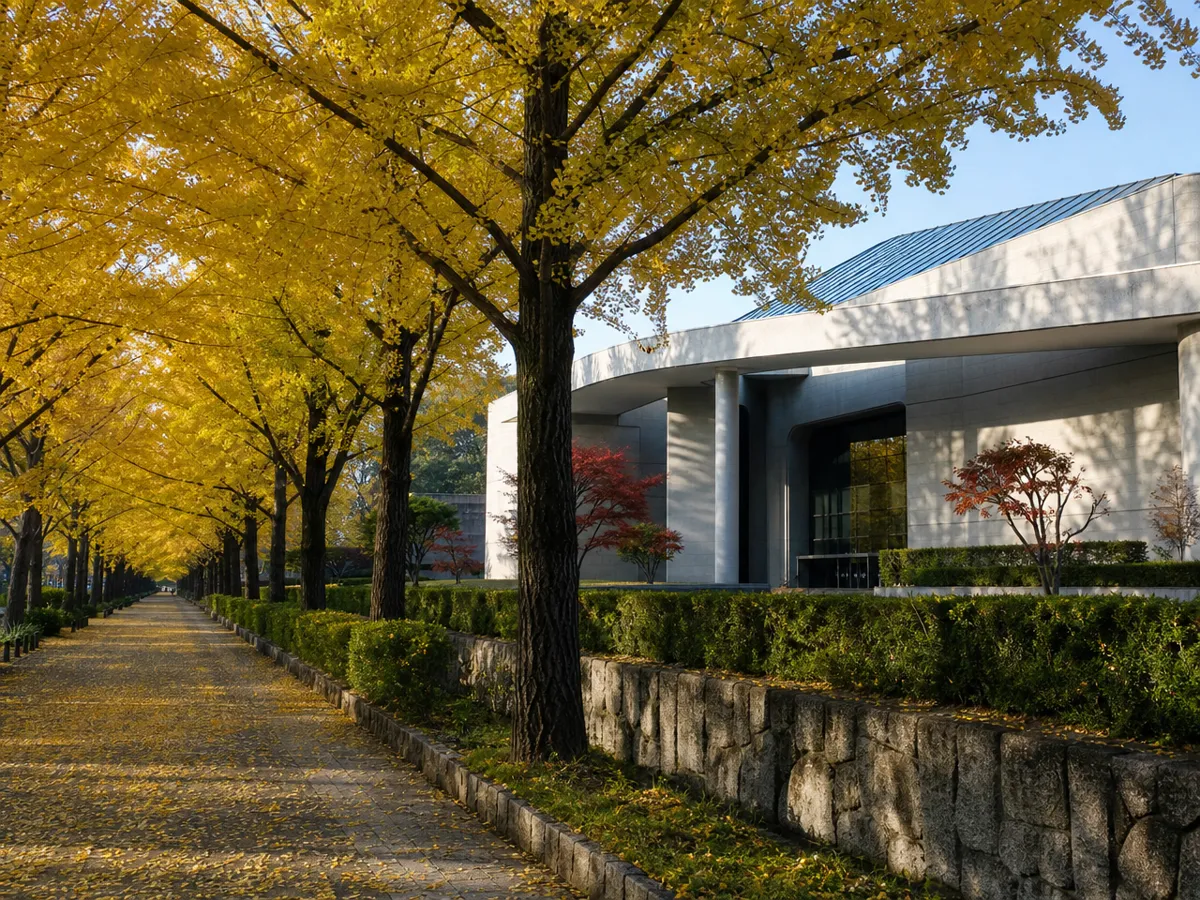 山口県立美術館・パークロード