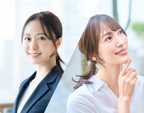 婚活について考える女性二人
